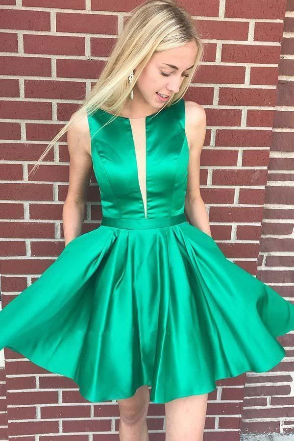 Green bateau dress best sale