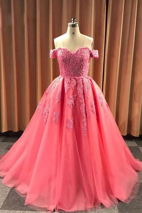 pgmdress Pink Lace Short Tulle Homecoming Dress Party Dress with Cap Sleeves Custom Size / Custom Color