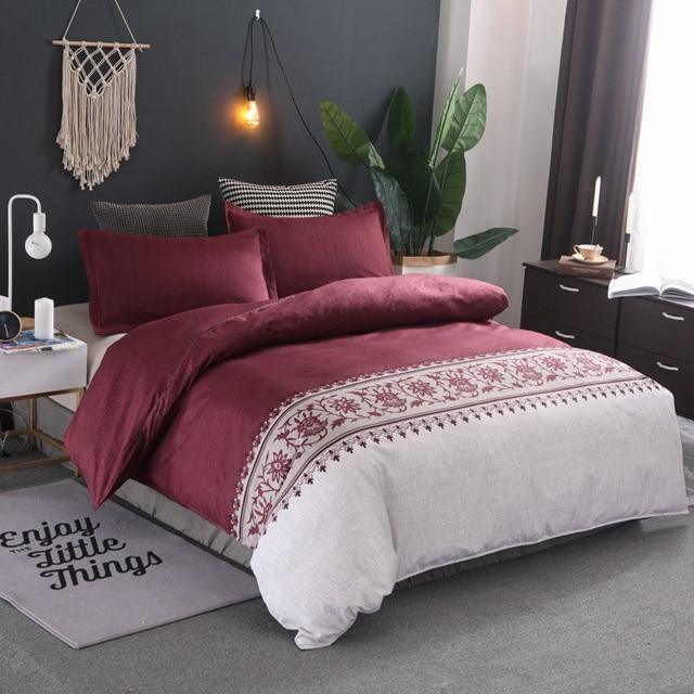 Burgundy Bed Covers