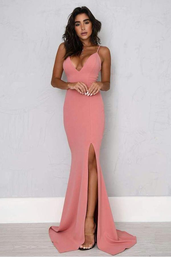 Powder Blue Backless Long Prom Dress - PromGirl Powder Blue / 0