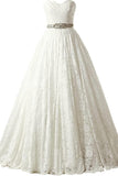 A-line Sweetheart Elegant Wedding Dresses Strapless Bridal Gown WD719-Pgmdress