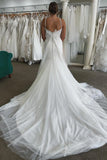 Gorgeous Sweetheart Tulle Mermaid Wedding Dress with Bow WD760-Pgmdress