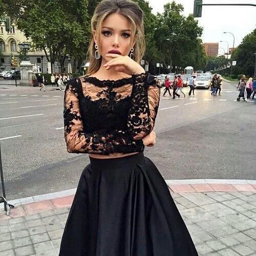 Unique Prom Dresses With Black Color Hand Made At Online Shop