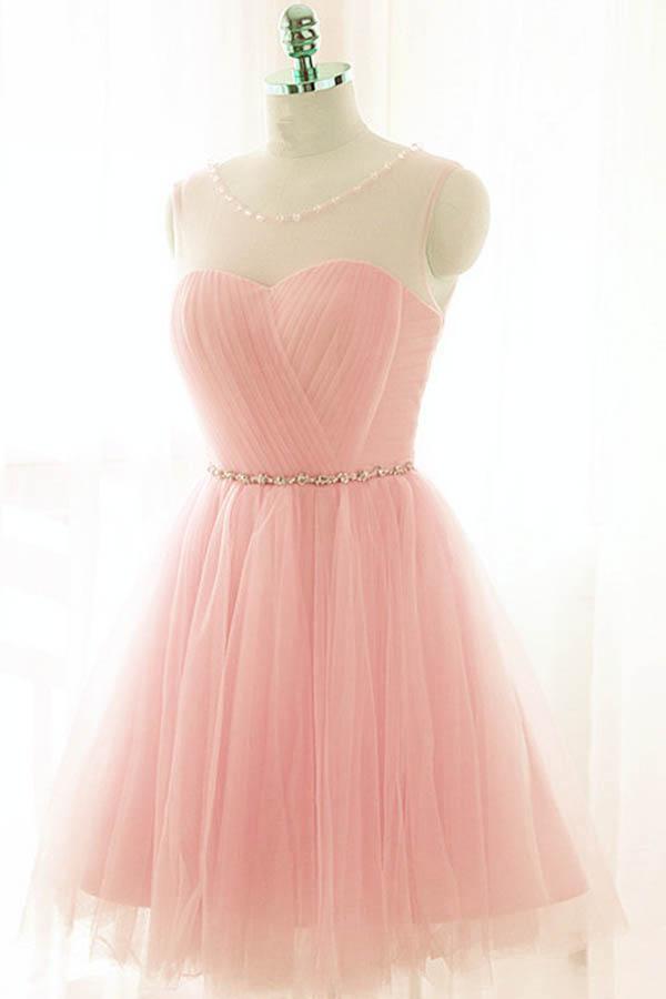 Pink Homecoming Dress,Short Prom Dress,Short Homecoming Dress– Pgmdress –  tagged graduation dress