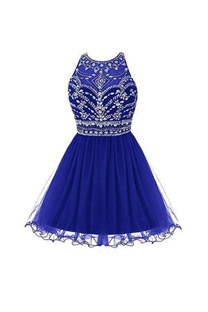 Royal Blue Homecoming Dress - Pgmdress
