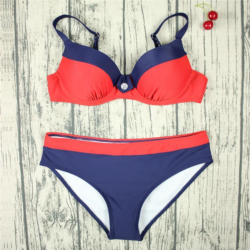 Weljuber Swimwear Bandage Low Waist Bikini Sets Sexy Push Up Biquini –  Pgmdress